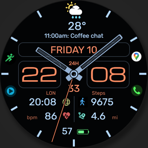 Download WFP 236 Hybrid watch face  Apk for android