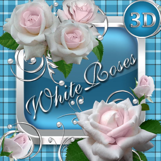 Download White Roses 3D Next Launcher t 1.3 Apk for android