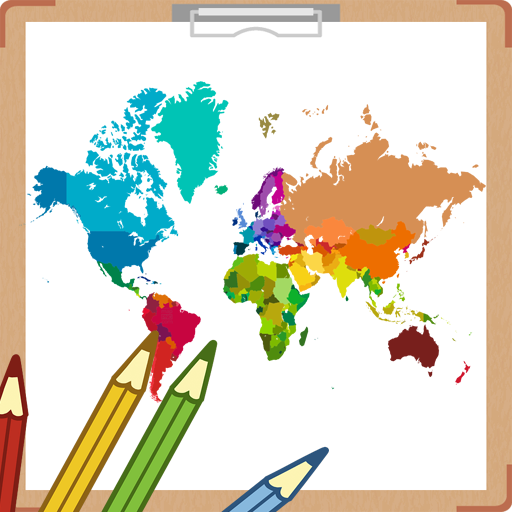 Download World Map Coloring Book 1.5 Apk for android