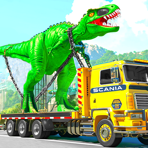 Download Truck Transport Sim Dino Robot 46 Apk for android